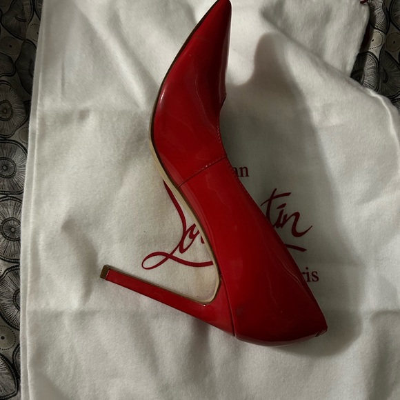 Christian Louboutin White Bags with Red Logo - Picture 3 of 5